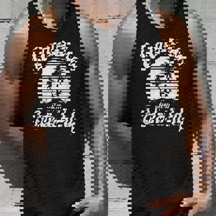 ヴィンテージbaecation With My Better ハーフマッチングカップル タンクトップ 彼への贈り物