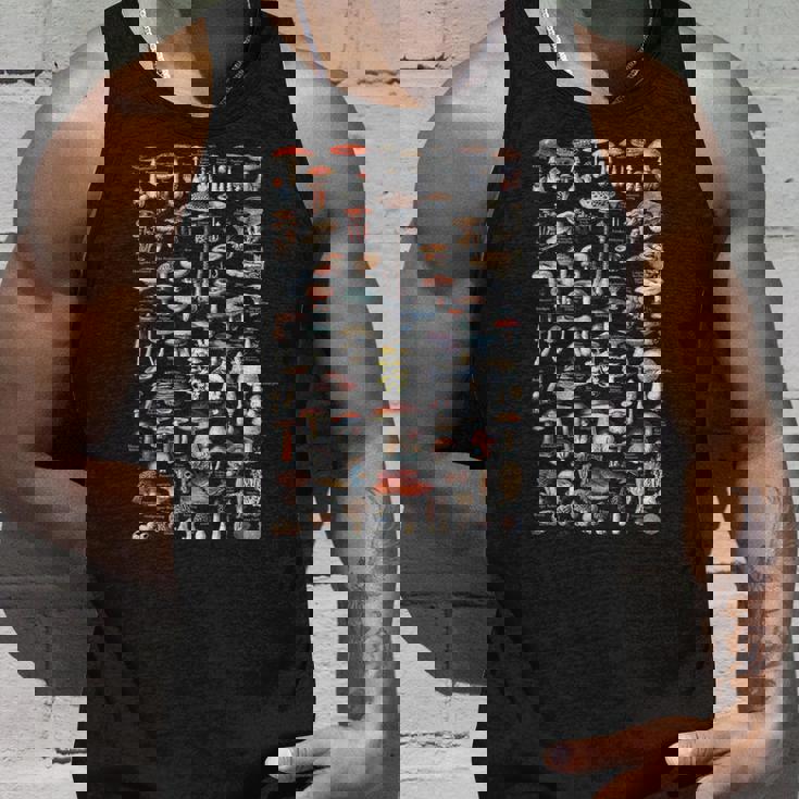 ヴィンテージマッシュルームピッカードイツ語の名前 闇 タンクトップ 彼への贈り物