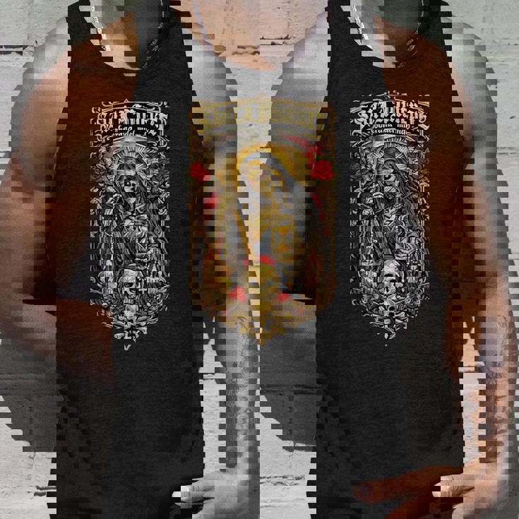 世界のサンタ・ムエルテ支配者 タンクトップ 彼への贈り物