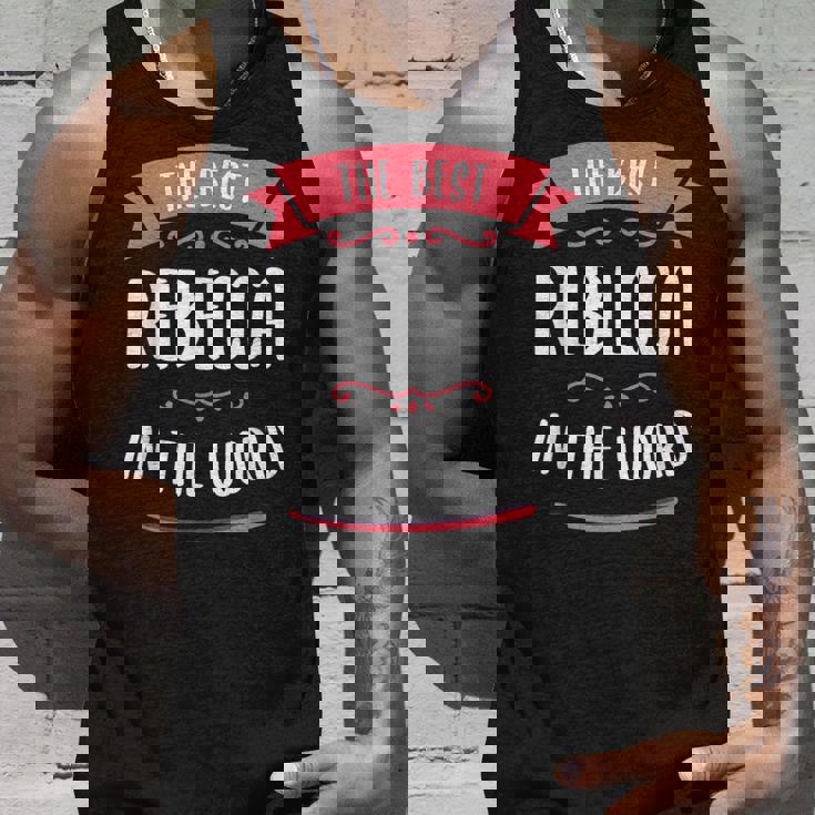 世界最高のレベッカ。 タンクトップ 彼への贈り物