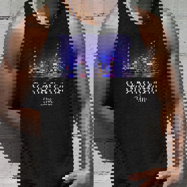 中国上海スカイライン 中国のお土産ギフト 上海 タンクトップ 彼への贈り物