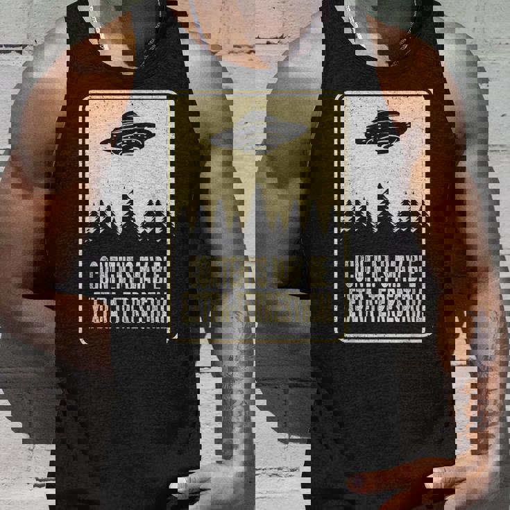 中身は地球外ufo 月曜日 宇宙人宇宙 タンクトップ 彼への贈り物