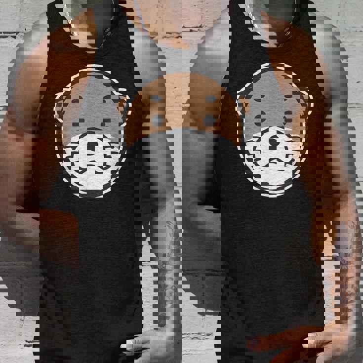 丸顔 カワウソ《コツメカワウソ》シンプル【どうぶつフレンズ】グッズ ゆるくて かわいい イラスト タンクトップ 彼への贈り物