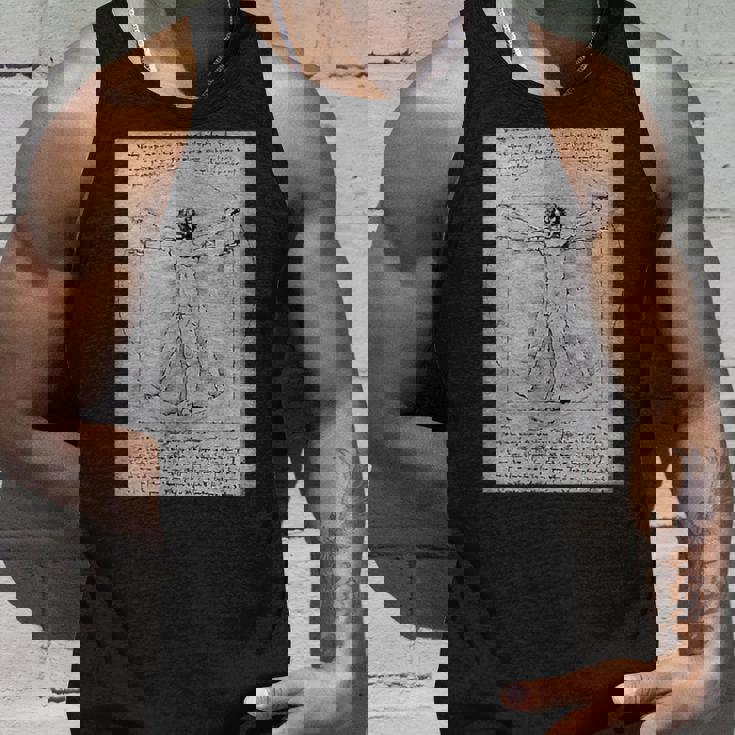 人物レオナルドダヴィンチのプロポーション タンクトップ 彼への贈り物