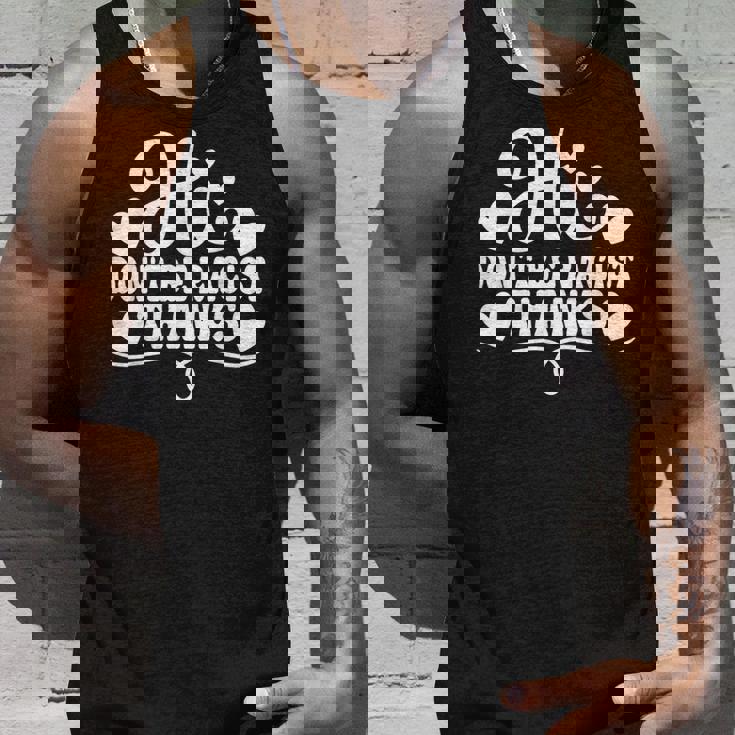 人種差別 Hi Don't Be Racist Thanks タンクトップ 彼への贈り物