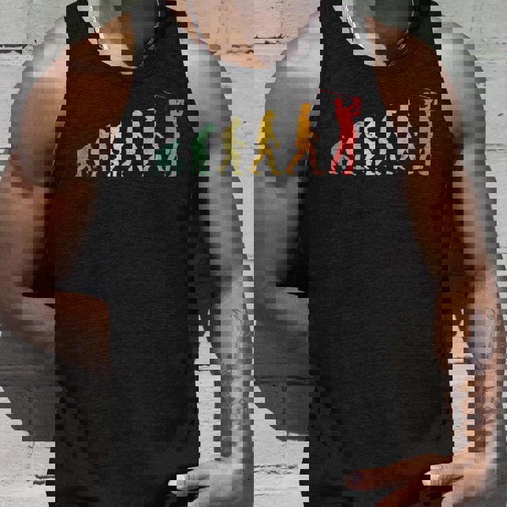 人類の進化 ネタ ゴルフ ゴルフ好き ゴルフファン ゴルファー おもしろ ゴルフ部 タンクトップ 彼への贈り物