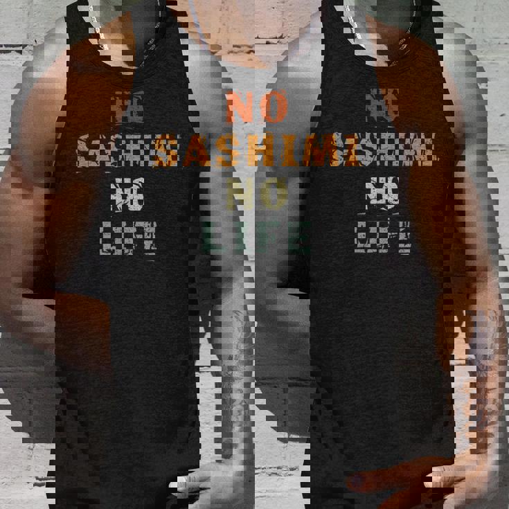 刺身なし 生涯恋人 扇子 ヴィンテージ 寿司 和 おたく タンクトップ 彼への贈り物