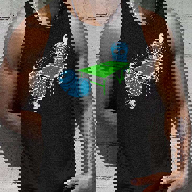 卓球 おもしろビール ピンポン タンクトップ 彼への贈り物