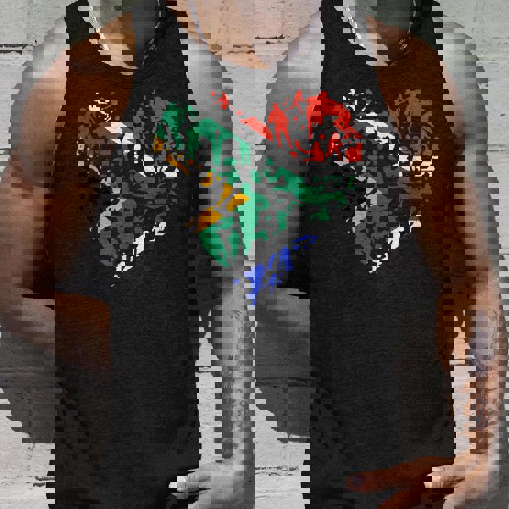 南アフリカ ラグビー ラブハート 南アフリカ ラグビーファン タンクトップ 彼への贈り物