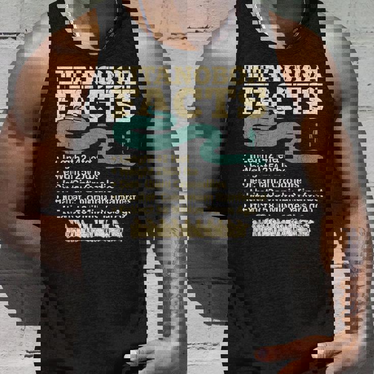 古代最強蛇ティタノボア解説 Titanoboa Facts 恐竜時代雑学 科学学習 タンクトップ 彼への贈り物