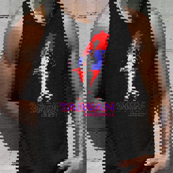 台湾野球ファン アジアリーグ台湾国旗マップアートギフト タンクトップ 彼への贈り物