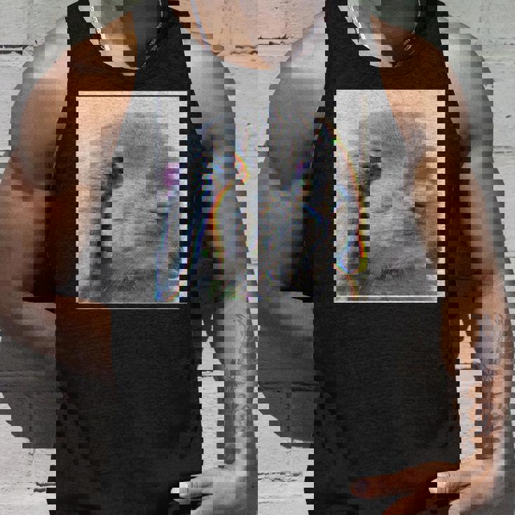 垂れ耳うさぎのレトロ写真 タンクトップ 彼への贈り物