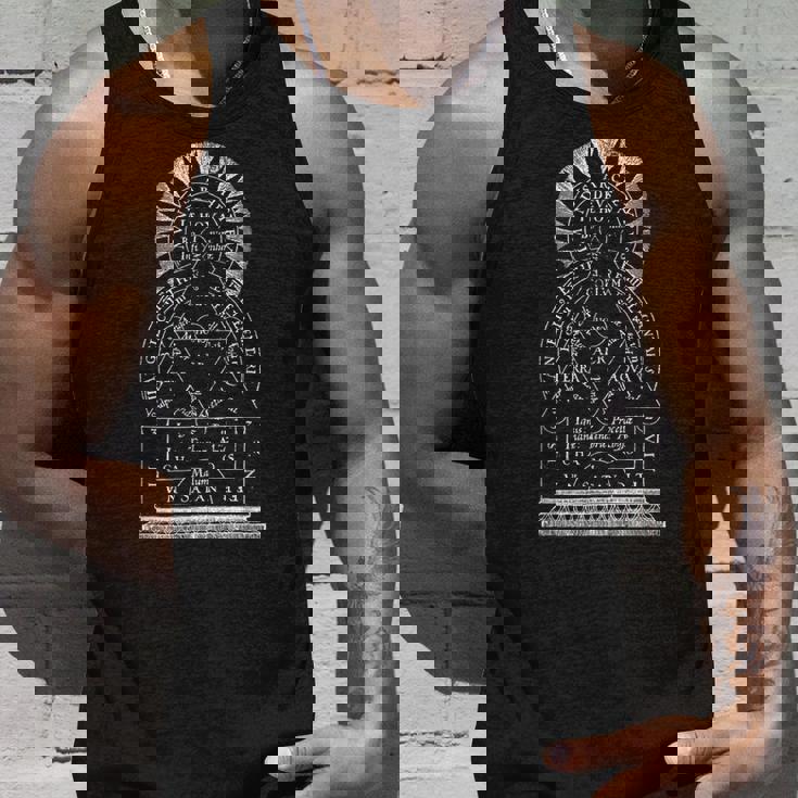 宇宙の解釈学的図式 宇宙 錬金術 魔法 Hermeneuticcheme Universe Alchemie Old タンクトップ 彼への贈り物