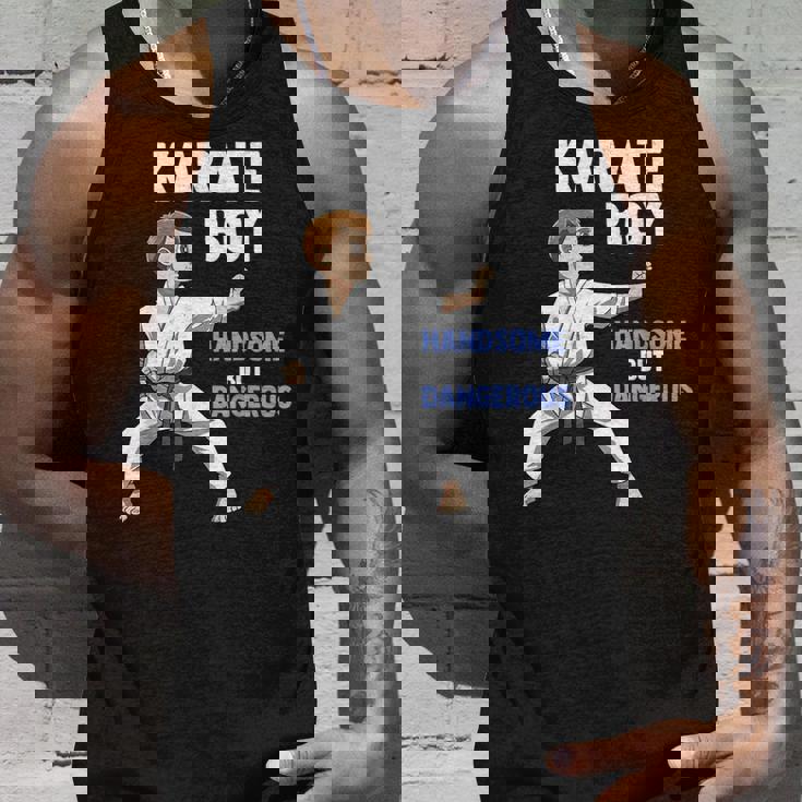 少年空手 キッズ空手ファイター格闘技 タンクトップ 彼への贈り物