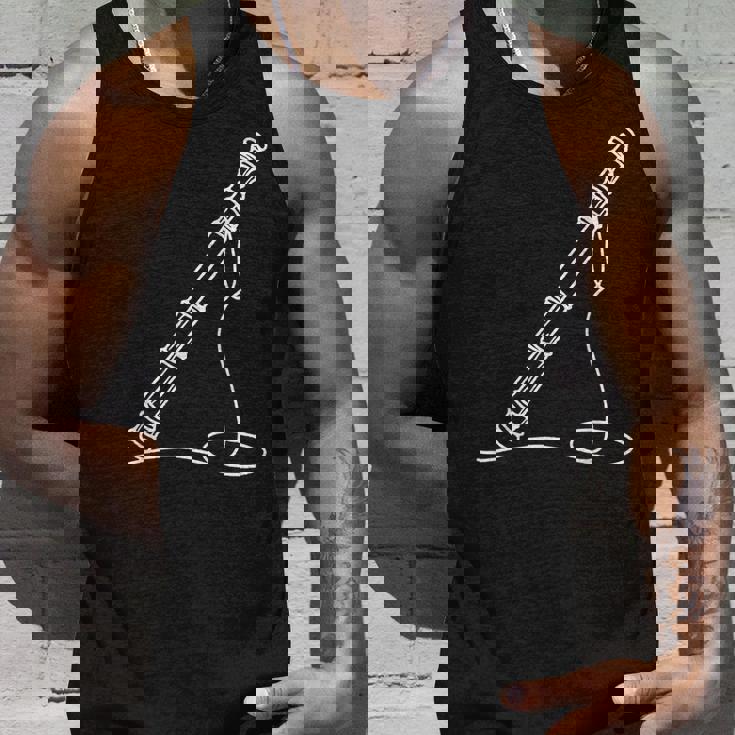 尺八 線画 ミュージシャン向け 尺八 タンクトップ 彼への贈り物