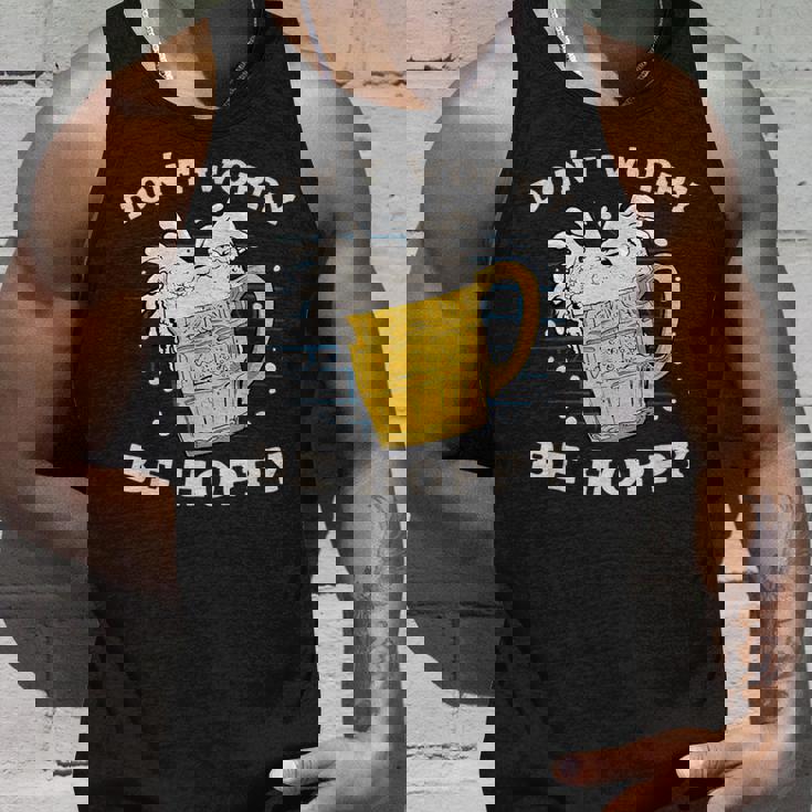 心配しないで、ホッピー・ブリューワー・ホップス・ビール タンクトップ 彼への贈り物