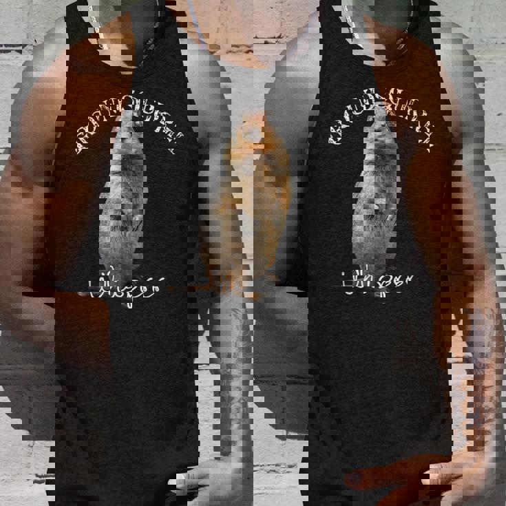 愉快なグラウンドリスウィスパーラー ギフト プレーリー ドッグ リス タンクトップ 彼への贈り物