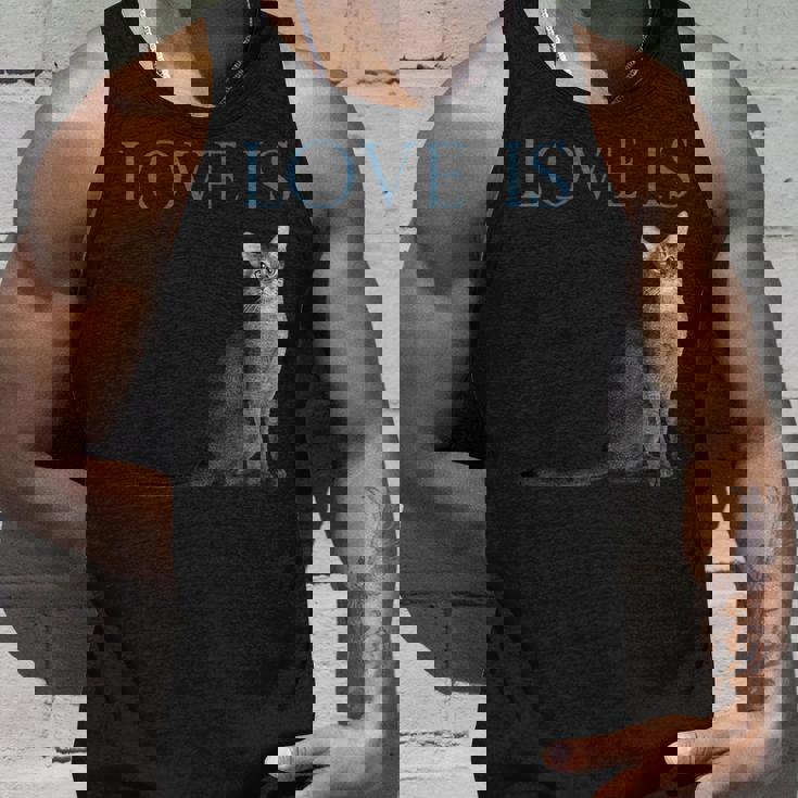 愛はアビシニアンキャット タンクトップ 彼への贈り物