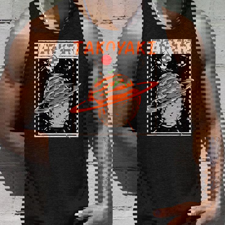 揚げたこボール 惑星 タコプラネット たこ焼き タンクトップ 彼への贈り物