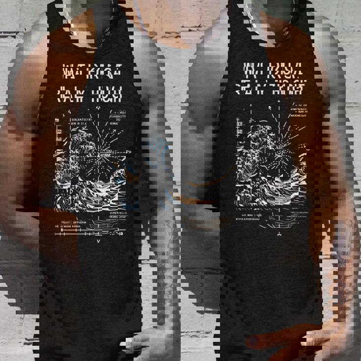 日本 大波動物理学 北斎 水 動き 数学 科学 長袖tシャツ タンクトップ 彼への贈り物