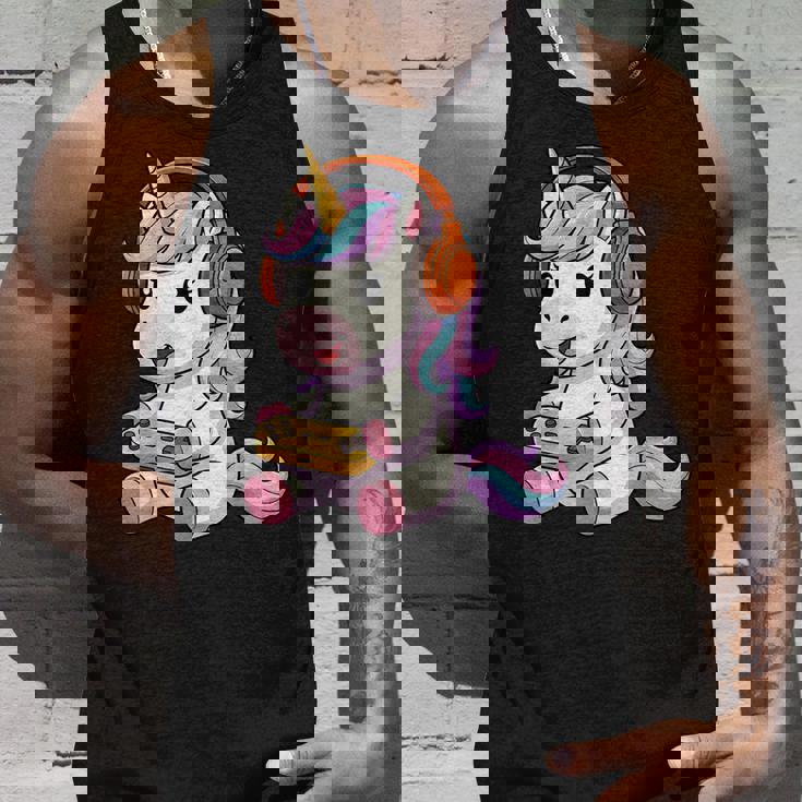 日本のユニコーン ゲーマー ヴィンテージ ゲーム レトロ ビデオゲーム タンクトップ 彼への贈り物