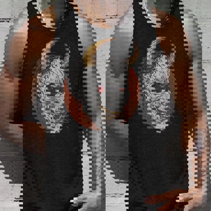 日本の般若マスク 能面 悪魔 鬼 タトゥー 入れ墨 タンクトップ 彼への贈り物