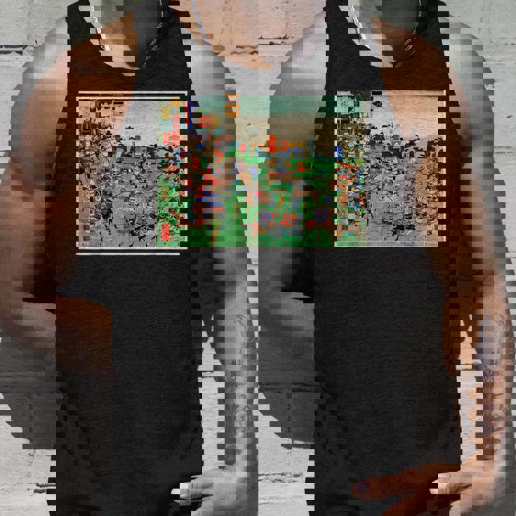 日本レトロアート 歌川国吉 2陸軍の戦い タンクトップ 彼への贈り物