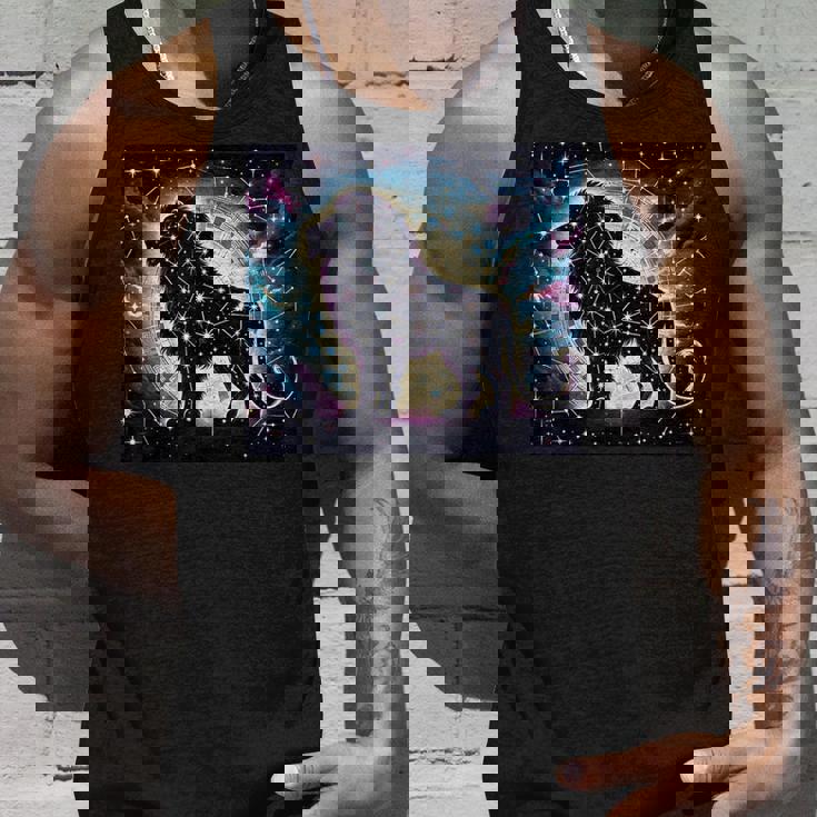 星柄 動物 天体 タンクトップ 彼への贈り物