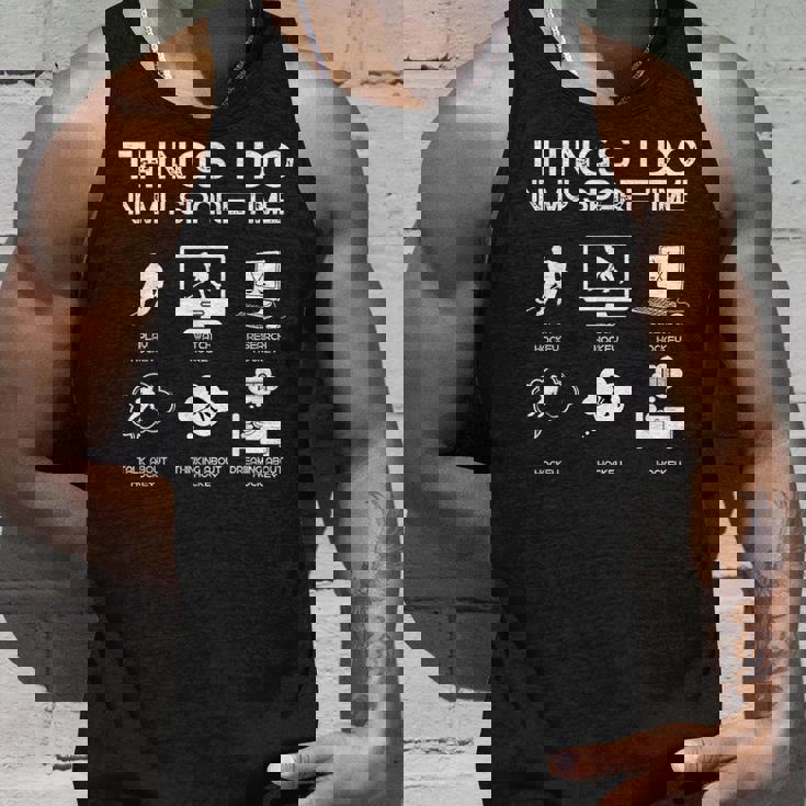 暇なときにすること面白いホッケー愛好家 タンクトップ 彼への贈り物