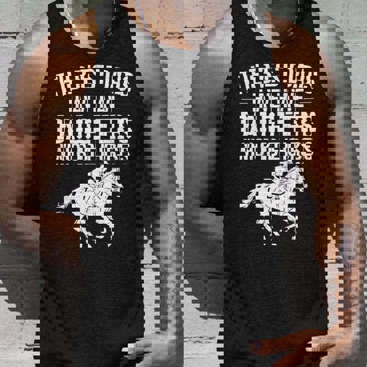 最高の父親には馬に乗る娘がいる 長袖tシャツ タンクトップ 彼への贈り物