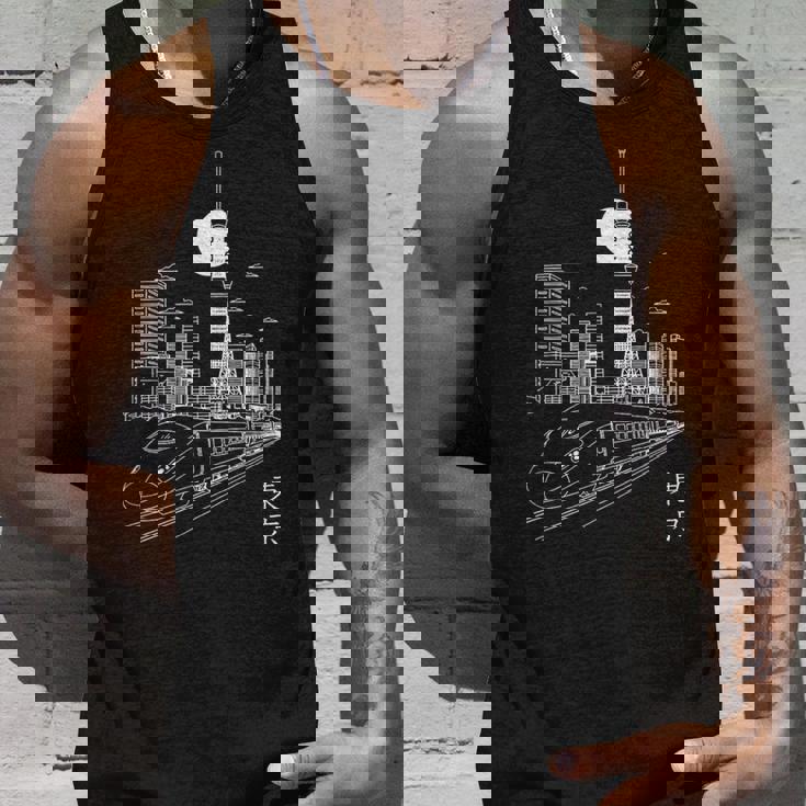 東京スカイラインジャパン ランドマーク スカイツリー 東京タワー 新幹線 タンクトップ 彼への贈り物