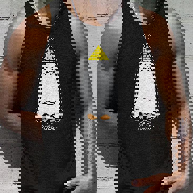 正座するメジェドさん タンクトップ 彼への贈り物