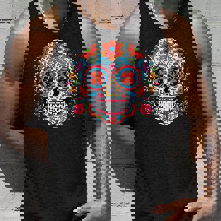 死者の日 シュガースカル メキシコデー カラベラデー タンクトップ 彼への贈り物