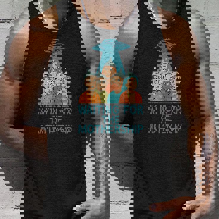 母艦を待つufo エイリアン陰謀論 タンクトップ 彼への贈り物