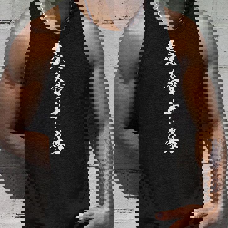気合十分 四文字熟語 文字入り タンクトップ 彼への贈り物
