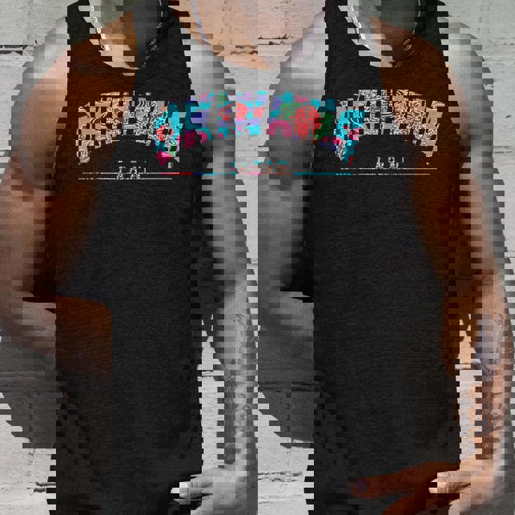 沖縄島 日本 うちなあんちゅう 琉球備形 沖縄紅型びんがた タンクトップ 彼への贈り物