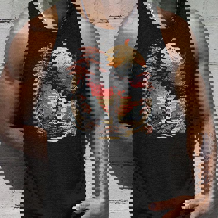 浮世絵 アート 神奈川 ヴィンテージ 和 タトゥー アート グラフィック タンクトップ 彼への贈り物