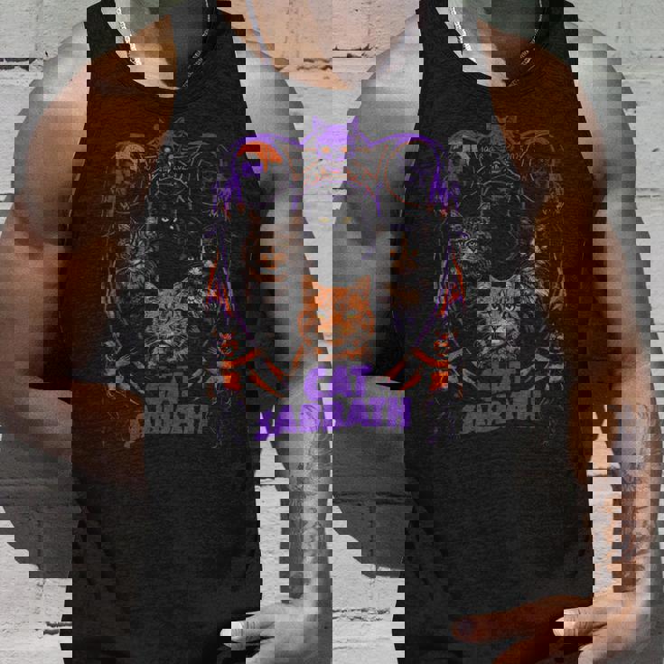 猫 安息日 猫 ヘビー ロック バンド パロディ タンクトップ 彼への贈り物