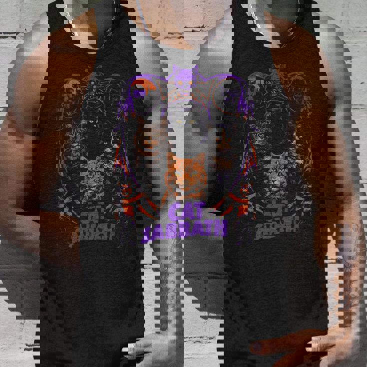 猫 安息日 猫 ヘビー ロック バンド パロディ 長袖tシャツ タンクトップ 彼への贈り物