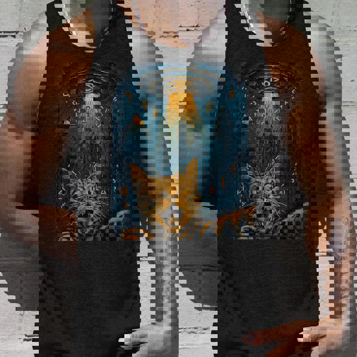 猫 自撮り Ufo エジプトの神々の行列 ラーの神話の目 タンクトップ 彼への贈り物