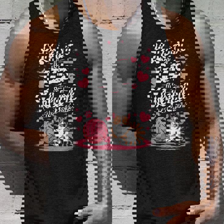 猫とバレーボール 面白いバレーボール タンクトップ 彼への贈り物