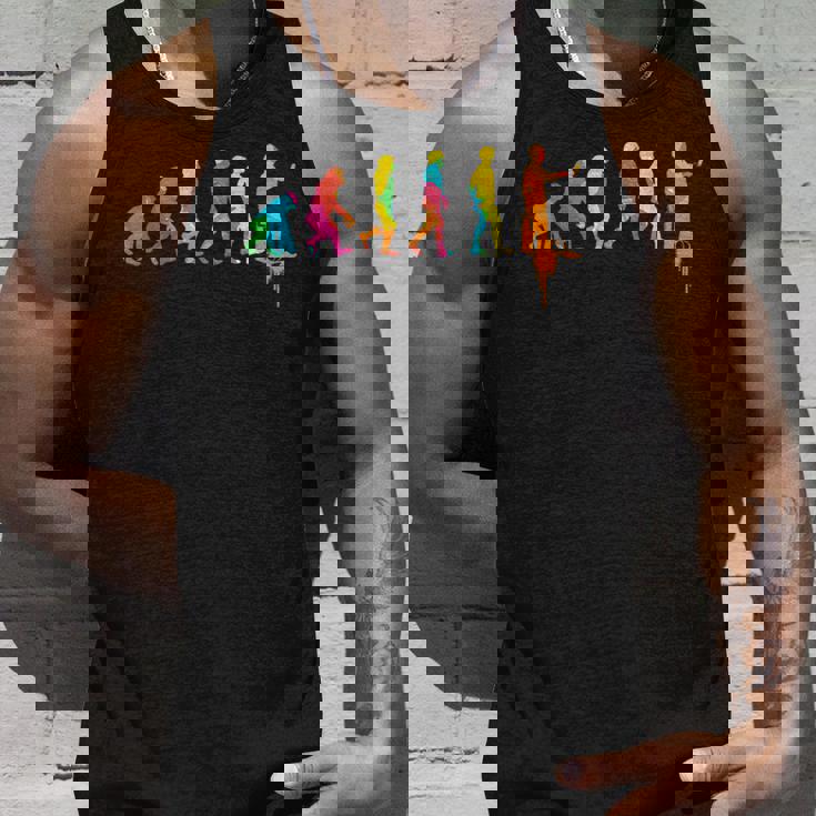 画家 I 進化 絵画 作家 工作 絵画 受験 ユーモア タンクトップ 彼への贈り物