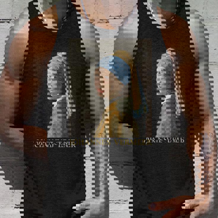 真珠の耳飾りの少女／フェルメール（記名）【世界の名画】Johannesermeer 美術館アート タンクトップ 彼への贈り物