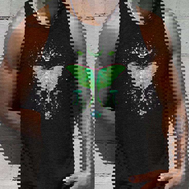 神秘的なゴシック ルナモス ムーンフェイズとキノコ タンクトップ 彼への贈り物