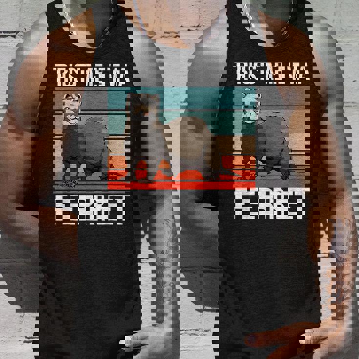 私はフェレット ハロウィン ペットオーナー フェレット タンクトップ 彼への贈り物