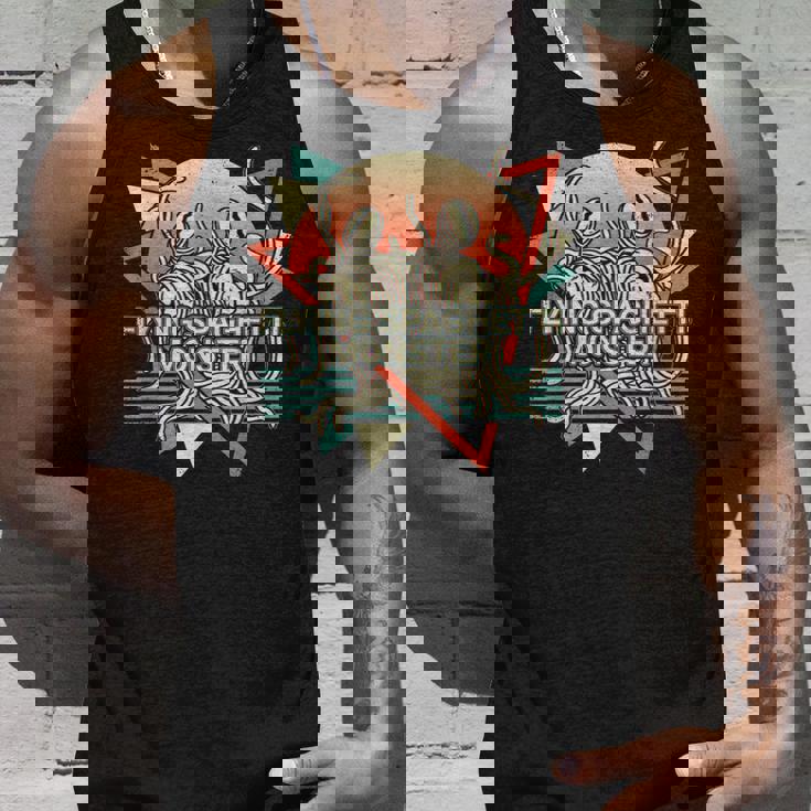 空飛ぶスパゲッティモンスター Fsm パスタファリアンレトロ タンクトップ 彼への贈り物