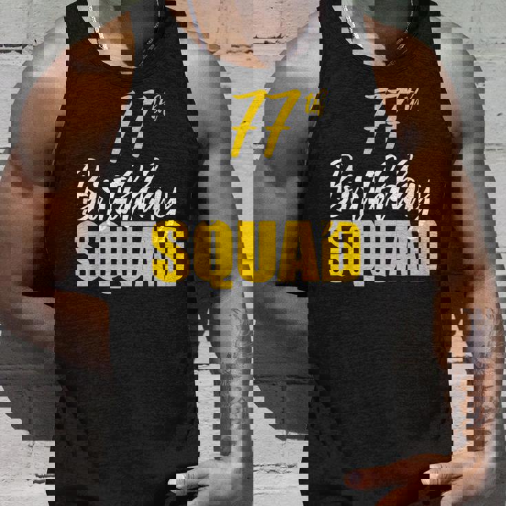 第77回ハッピーバースデーチームパーティーバースデーファミリーグループ タンクトップ 彼への贈り物