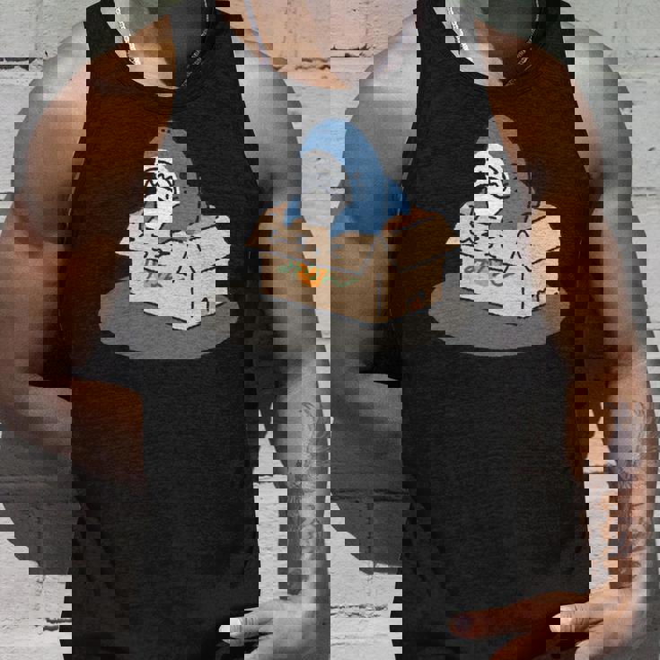 箱入りサメ 長袖tシャツ タンクトップ 彼への贈り物