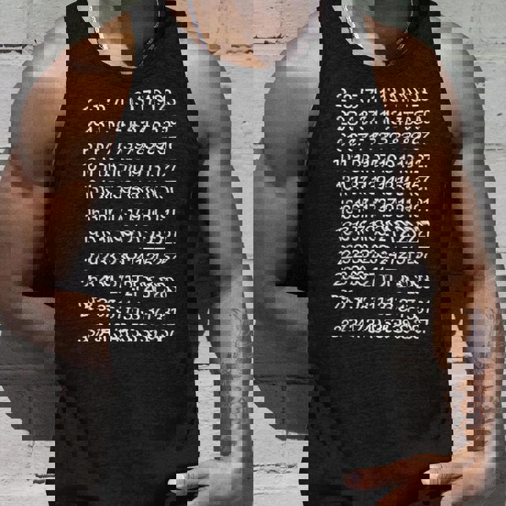 素数 数学 数式 公式 元素記号 化学式 物理 虚数 周期表 円周率 メンズ キッズ 子供 黒 プリントosu タンクトップ 彼への贈り物