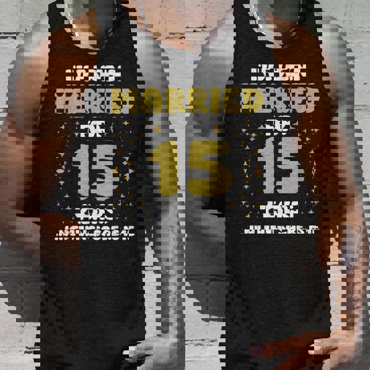 結婚15年 15周年 夫 妻 記念日 タンクトップ 彼への贈り物